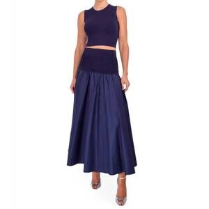 NEW KARINA GRIMALDI riley knit set in navy